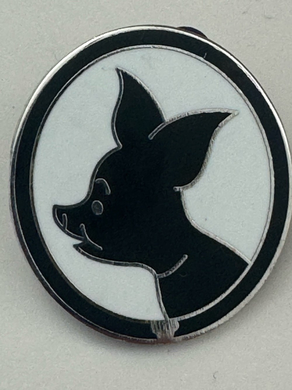 5/$25 Disney Winnie the Pooh Piglet Silhouette Pin
